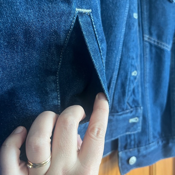 Madewell Denim Jacket with Sherpa lining - Picture 5 of 8